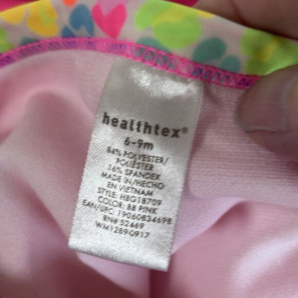 Healthtex and Disney 2 Piece Swimsuit Size 6 -9 Months Bathing Suit Bikini - Picture 4 of 9